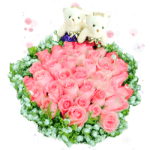 手捧花