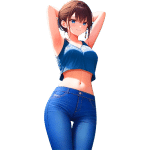 牛仔学生妹