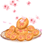 樱花饼干